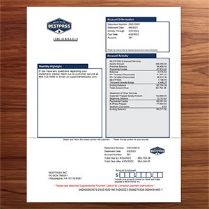 Image of a Bestpass Statement showing simplification